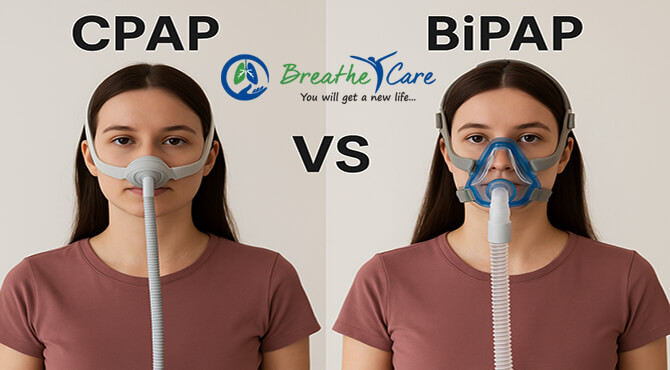 CPAP এবং BiPAP মেশিন এর মধ্যে পার্থক্য কি?