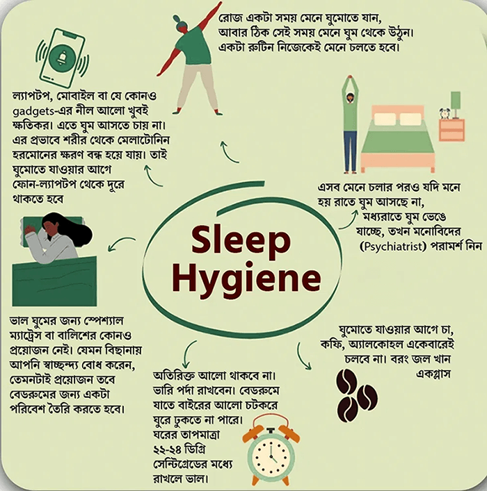 নির্দিষ্ট-ঘুমের-রুটিন-মেনে-চলা
