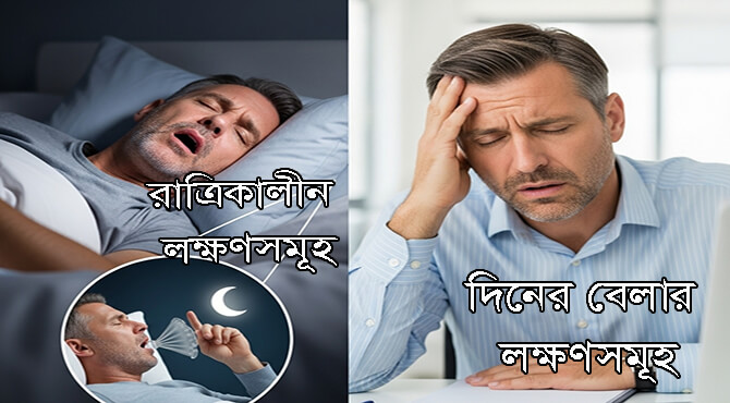 স্লিপ অ্যাপনিয়ার সাধারণ লক্ষণগুলো